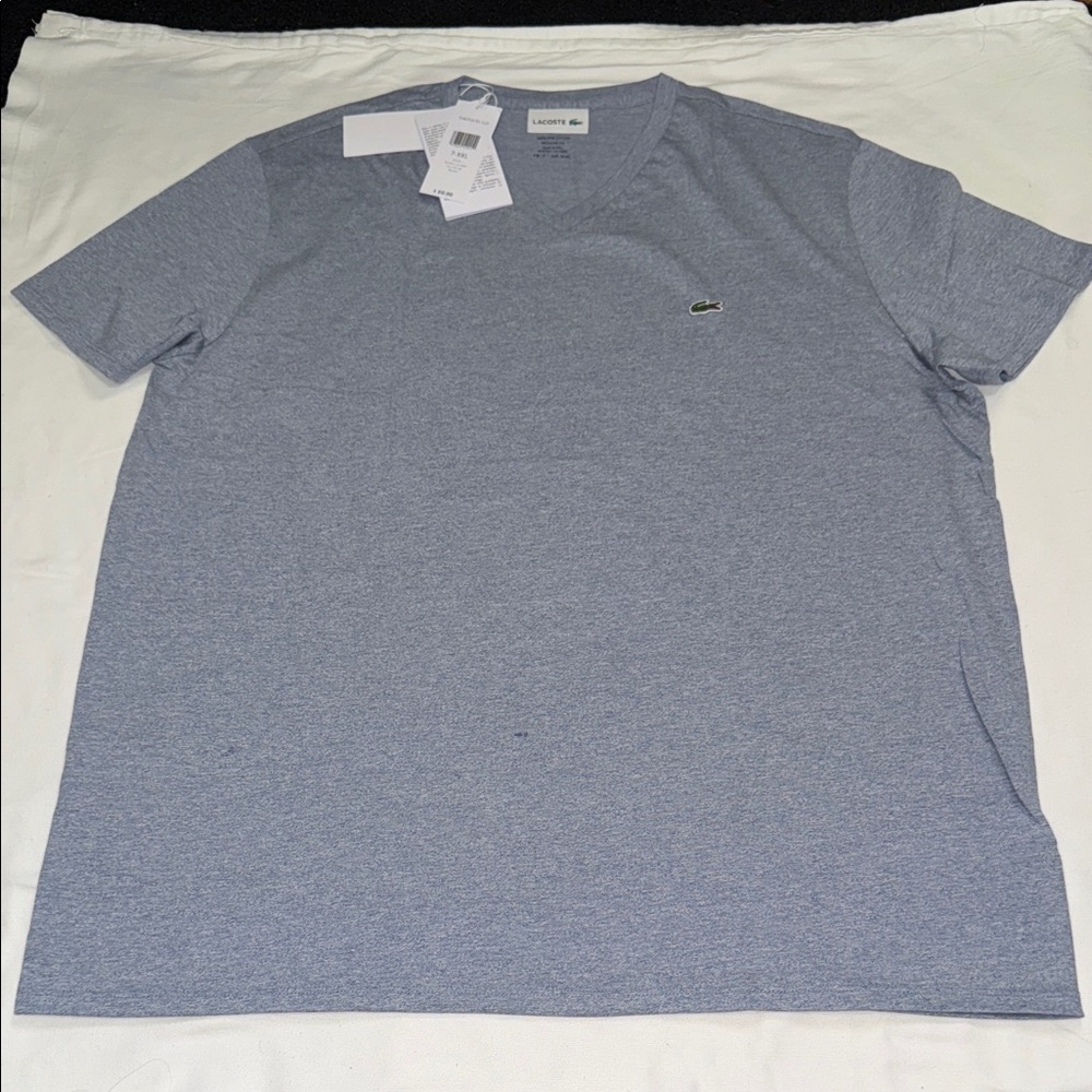 Lacoste Men's Heather Gray Tee